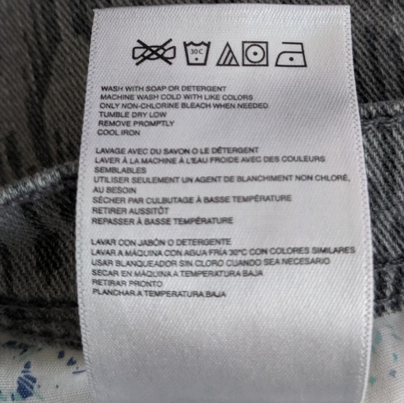 Roxy Grey Printed Skinny Jeans Size 3/26 - Picture 5 of 5